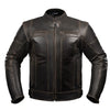 BLOUSON DE MOTO EN CUIR ALEXANDRE RÉTRO