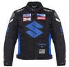 BLOUSON DE MOTO EN TEXTILE SUZUKI BLEU