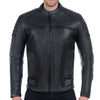 BLOUSON DE MOTO EN CUIR NOIR VENOM