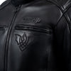 BLOUSON DE MOTO EN CUIR NOIR DRACULA