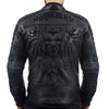 BLOUSON DE MOTO EN CUIR NOIR DRACULA