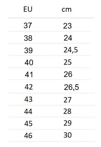 boots size chart