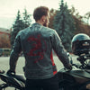 BLOUSON DE MOTO EN CUIR DRAGON VINTAGE