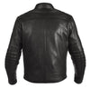 BLOUSON EN CUIR DE MOTO MARRON VANGUARD, Protections certifiées CE sur les coudes et les épaules, zone lombaire rembourrée, doublure intérieure matelassée en polyester amovible, col rembourré pour un meilleur confort
