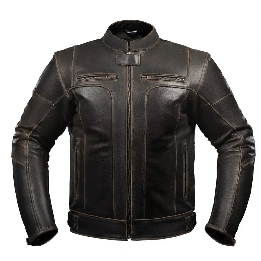 VESTE DE MOTO EN CUIR ALEXANDRE RÉTRO