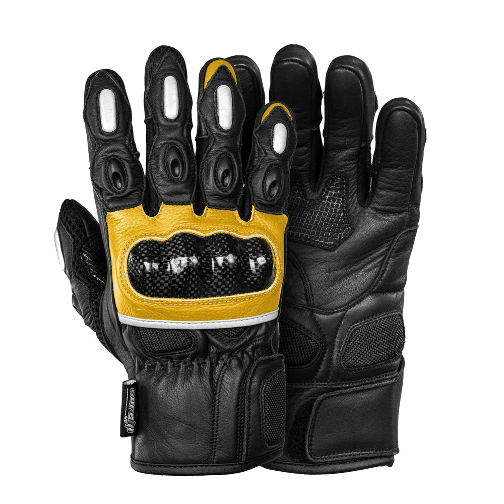 GANTS DE MOTO THOMAS JAUNE