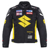 BLOUSON DE MOTO EN TEXTILE SUZUKI JAUNE