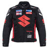 BLOUSON DE MOTO EN TEXTILE SUZUKI NOIR