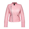 BLOUSON DE MOTO EN CUIR POUR FEMME ROSA