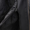 VESTE EN CUIR DE MOTO GRISE SOHO RÉTRO