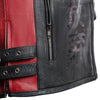BLOUSON DE MOTO EN CUIR DRAGON VINTAGE
