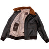 BLOUSON DE MOTO EN CUIR BOMBER