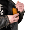 VESTE DE MOTO EN CUIR ALEXANDRE RÉTRO