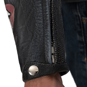 
                  
                    Charger l&amp;#39;image dans la galerie, BLOUSON DE MOTO EN CUIR TOKYO VINTAGE
                  
                