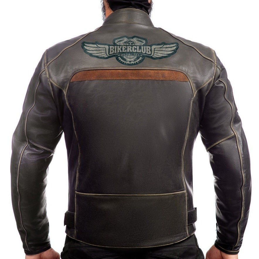 
                  
                    Charger l&amp;#39;image dans la galerie, VESTE EN CUIR DE MOTO 1966
                  
                