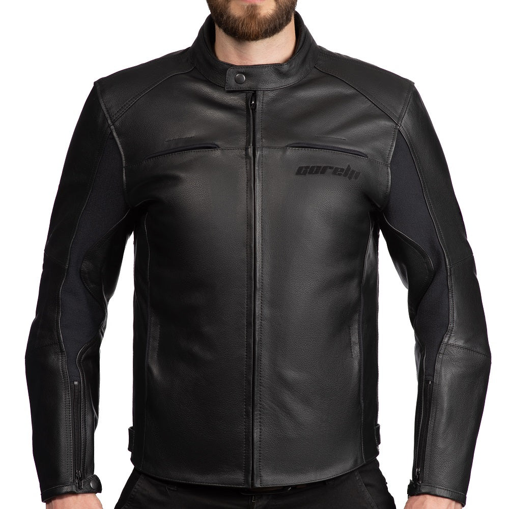 
                  
                    Charger l&amp;#39;image dans la galerie, BLOUSON DE MOTO EN CUIR COURSE STORM, Protections certifiées CE sur les coudes, les épaules et le dos, fermetures à glissière YKK, Doublure intérieure amovible en polyester matelassée amovible, une poche intérieure
                  
                