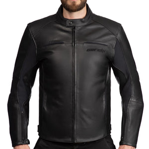 
                  
                    Charger l&amp;#39;image dans la galerie, BLOUSON DE MOTO EN CUIR COURSE STORM, Protections certifiées CE sur les coudes, les épaules et le dos, fermetures à glissière YKK, Doublure intérieure amovible en polyester matelassée amovible, une poche intérieure
                  
                