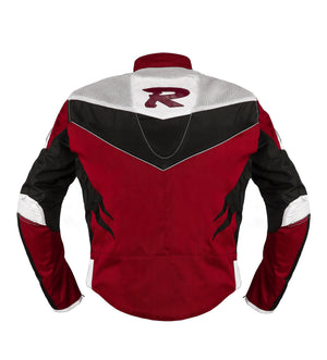 
                  
                    Charger l&amp;#39;image dans la galerie, VESTE EN TEXTILE DE COURSE DE MOTO ROUGE OLYMP
                  
                