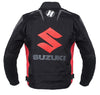 BLOUSON DE MOTO EN TEXTILE SUZUKI NOIR