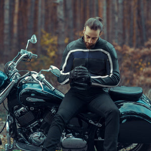 
                  
                    Charger l&amp;#39;image dans la galerie, BLOUSON DE MOTO EN CUIR RACING ADRIEN
                  
                