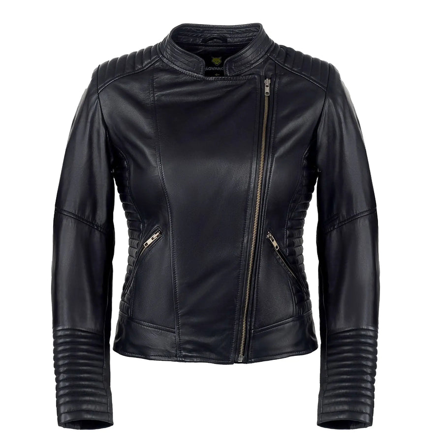 VESTE DE MOTO EN CUIR POUR FEMME JULIE