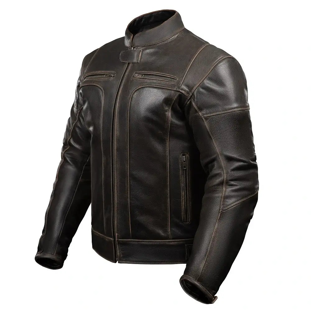 
                  
                    Charger l&amp;#39;image dans la galerie, BLOUSON DE MOTO EN CUIR ALEXANDRE RÉTRO
                  
                