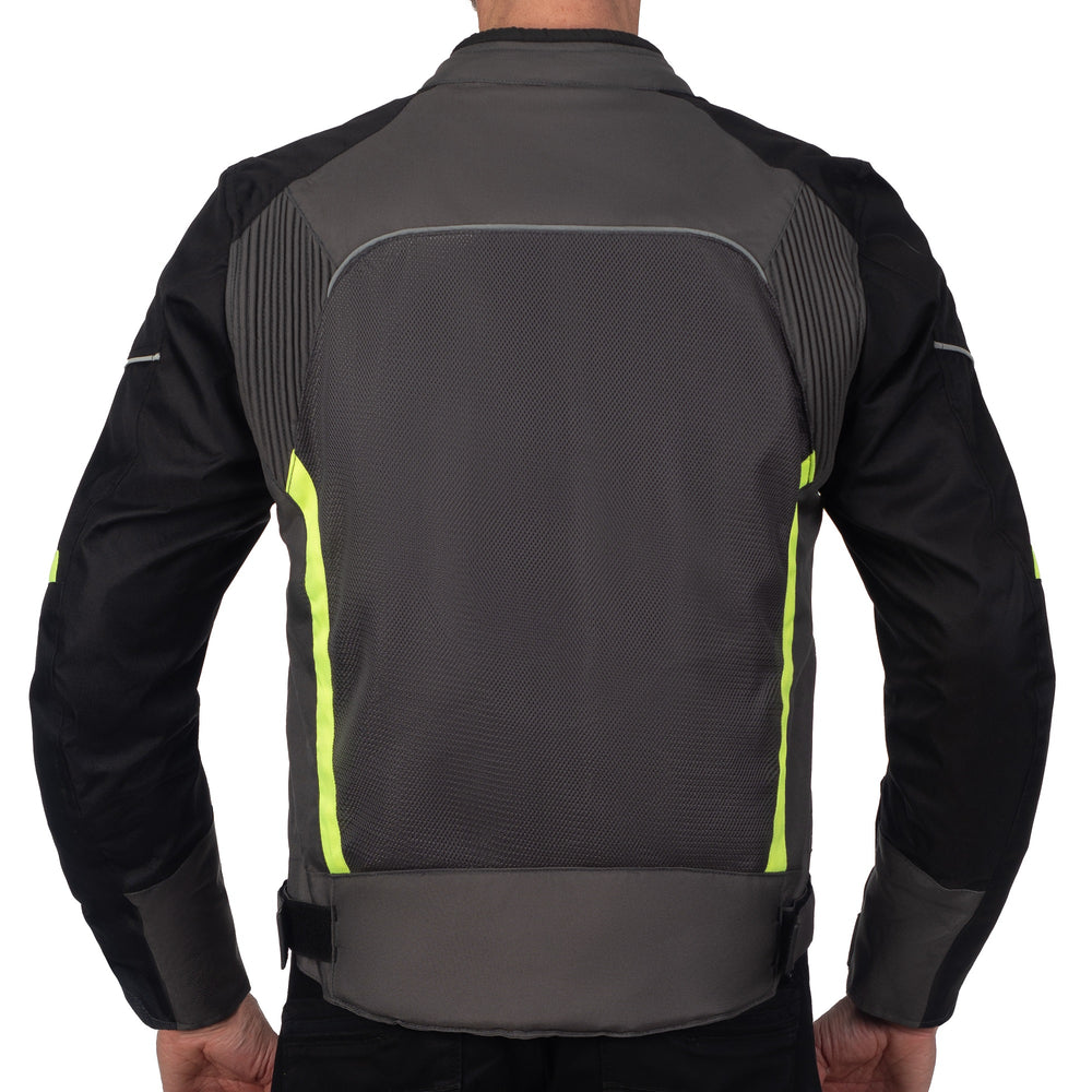 
                  
                    Charger l&amp;#39;image dans la galerie, BLOUSON DE MOTO EN TEXTILE À MAILLES GRIS INIFINITY
                  
                
