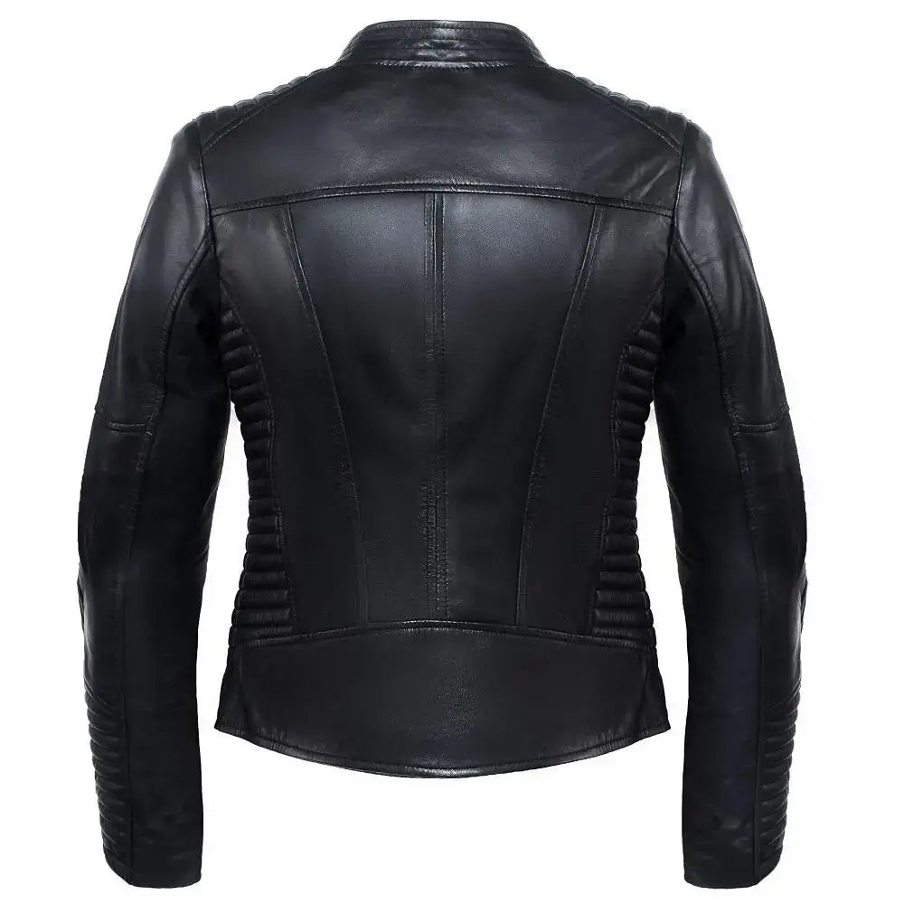 
                  
                    Charger l&amp;#39;image dans la galerie, BLOUSON DE MOTO EN CUIR JULIE POUR FEMME
                  
                