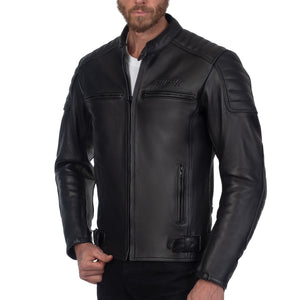 
                  
                    Charger l&amp;#39;image dans la galerie, VESTE EN CUIR DE MOTO NOIRE CHALLENGER
                  
                