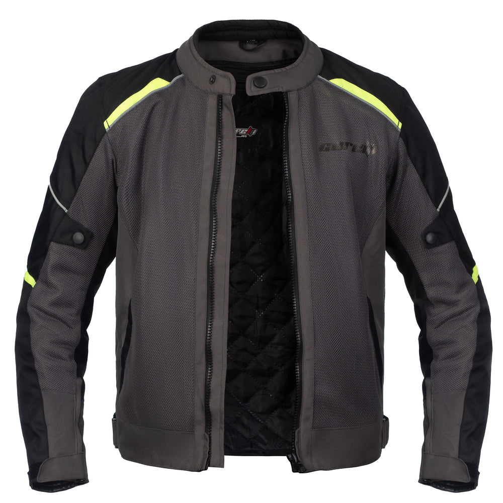 
                  
                    Charger l&amp;#39;image dans la galerie, BLOUSON DE MOTO EN TEXTILE À MAILLES GRIS INIFINITY
                  
                