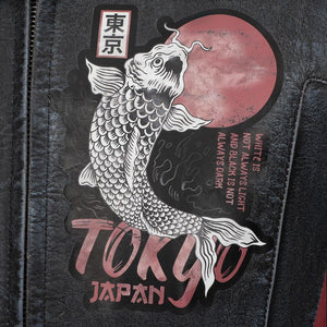 
                  
                    Charger l&amp;#39;image dans la galerie, BLOUSON DE MOTO EN CUIR TOKYO VINTAGE
                  
                