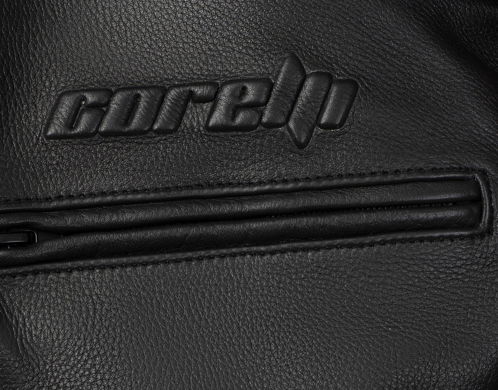 
                  
                    Charger l&amp;#39;image dans la galerie, VESTE EN CUIR DE MOTO NOIRE CHALLENGER
                  
                