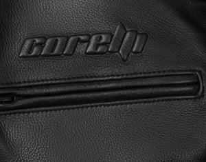 
                  
                    Charger l&amp;#39;image dans la galerie, VESTE EN CUIR DE MOTO NOIRE CHALLENGER
                  
                