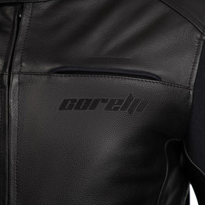 
                  
                    Charger l&amp;#39;image dans la galerie, BLOUSON DE MOTO EN CUIR COURSE STORM, Protections certifiées CE sur les coudes, les épaules et le dos, fermetures à glissière YKK, Doublure intérieure amovible en polyester matelassée amovible, une poche intérieure
                  
                