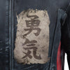 BLOUSON DE MOTO EN CUIR DRAGON VINTAGE