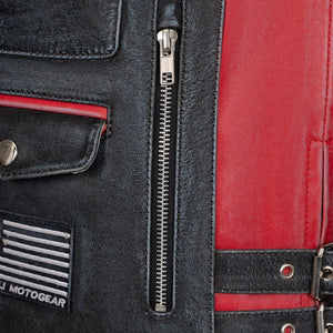
                  
                    Charger l&amp;#39;image dans la galerie, BLOUSON DE MOTO EN CUIR TOKYO VINTAGE
                  
                