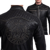 BLOUSON DE MOTO EN CUIR NOIR MADARA