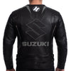 BLOUSON DE MOTO EN CUIR NOIR SUZUKI PLATINUM