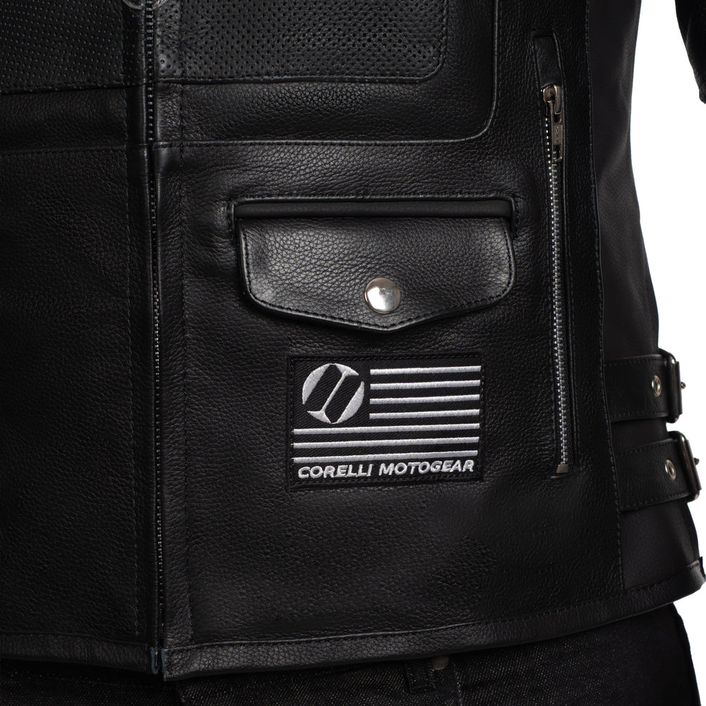 
                  
                    Charger l&amp;#39;image dans la galerie, BLOUSON DE MOTO EN CUIR NOIR SUZUKI PLATINUM
                  
                