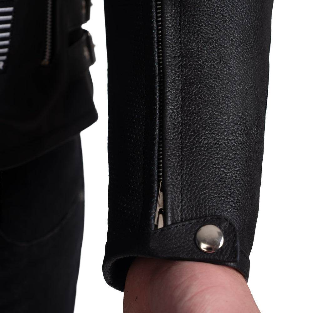 
                  
                    Charger l&amp;#39;image dans la galerie, BLOUSON DE MOTO EN CUIR NOIR SUZUKI PLATINUM
                  
                