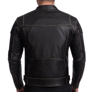 
                  
                    Charger l&amp;#39;image dans la galerie, BLOUSON DE MOTO EN CUIR VIVE LA FRANCE RÉTRO
                  
                