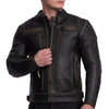 BLOUSON DE MOTO EN CUIR VIVE LA FRANCE RÉTRO