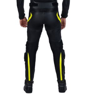 
                  
                    Charger l&amp;#39;image dans la galerie, PANTALON DE MOTO EN CUIR NOIR SCORPIO RÉFLÉCHISSANT
                  
                