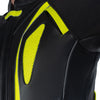 BLOUSON DE MOTO EN CUIR SCORPIO NOIR RÉFLÉCHISSANT