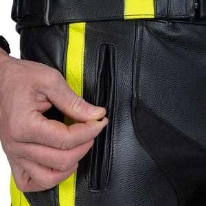 
                  
                    Charger l&amp;#39;image dans la galerie, PANTALON DE MOTO EN CUIR NOIR SCORPIO RÉFLÉCHISSANT
                  
                