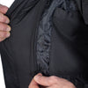 BLOUSON DE MOTO EN CUIR SCORPIO NOIR RÉFLÉCHISSANT