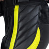 PANTALON DE MOTO EN CUIR NOIR SCORPIO RÉFLÉCHISSANT