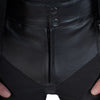 PANTALON DE MOTO EN CUIR NOIR SCORPIO RÉFLÉCHISSANT