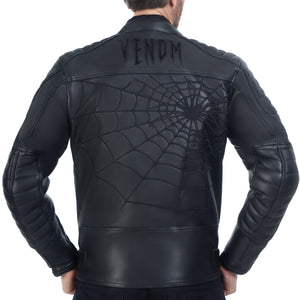 
                  
                    Charger l&amp;#39;image dans la galerie, BLOUSON DE MOTO EN CUIR NOIR VENOM
                  
                