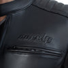 BLOUSON DE MOTO EN CUIR NOIR VENOM
